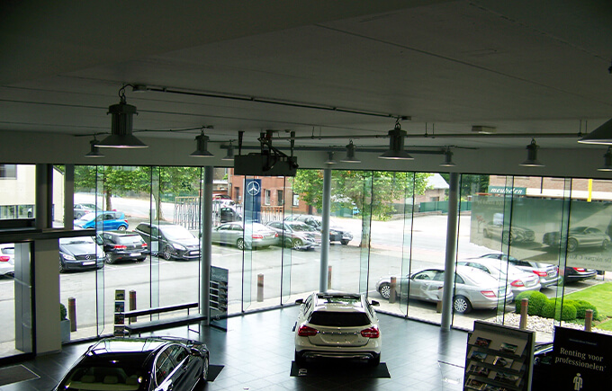 Benz  Auto workshop,Belgium LED High Bay Light