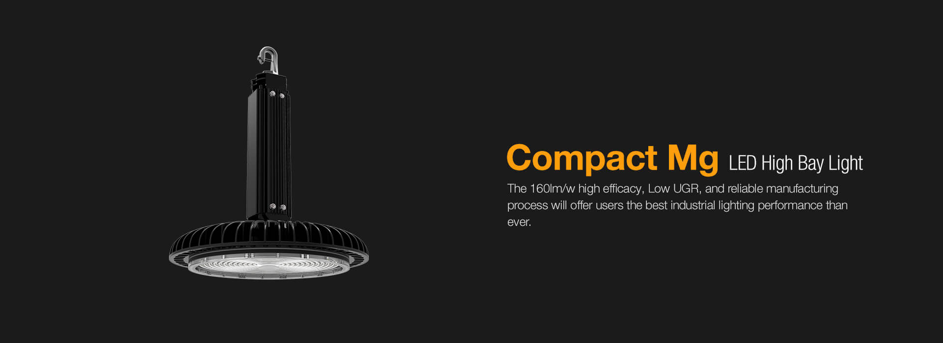 Compact Mg(PP) LED High Bay Light