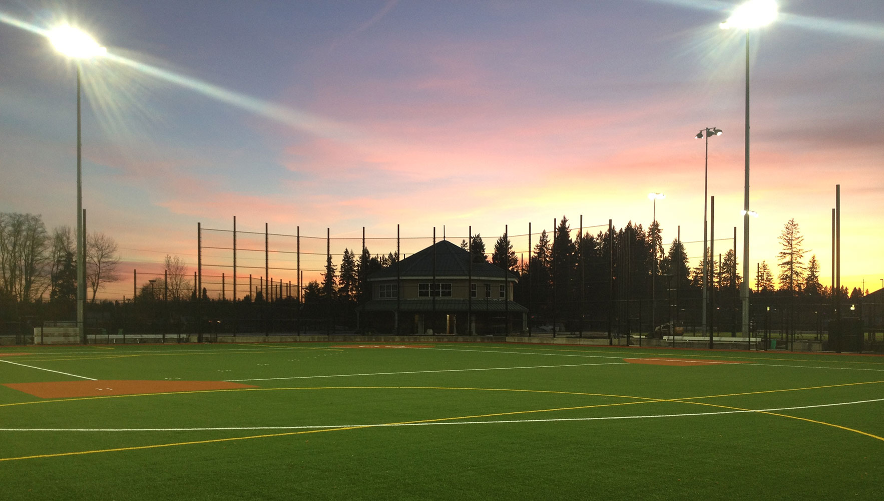 Rugby field lighting