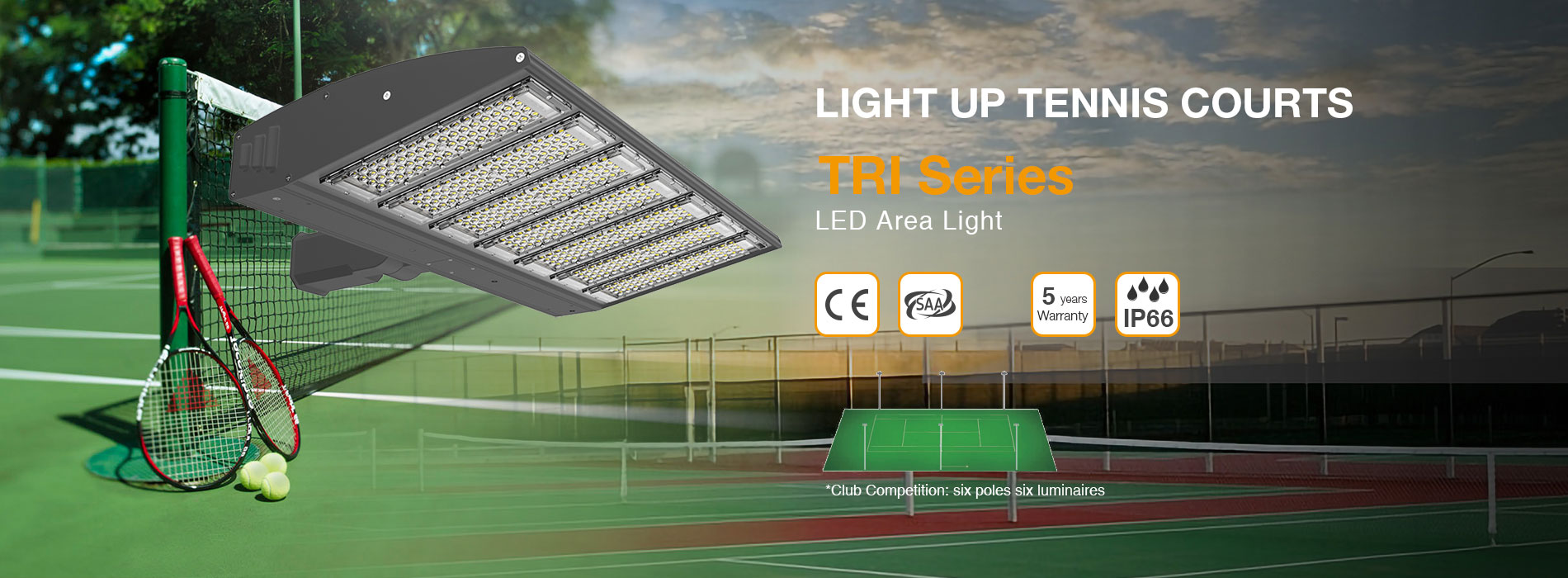 TRI LED Area Light